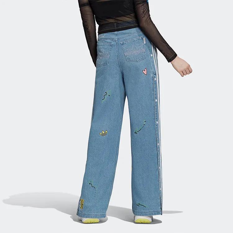 Adidas Originals Jeans Japan Version Women's Blue (Unisex) Jeans