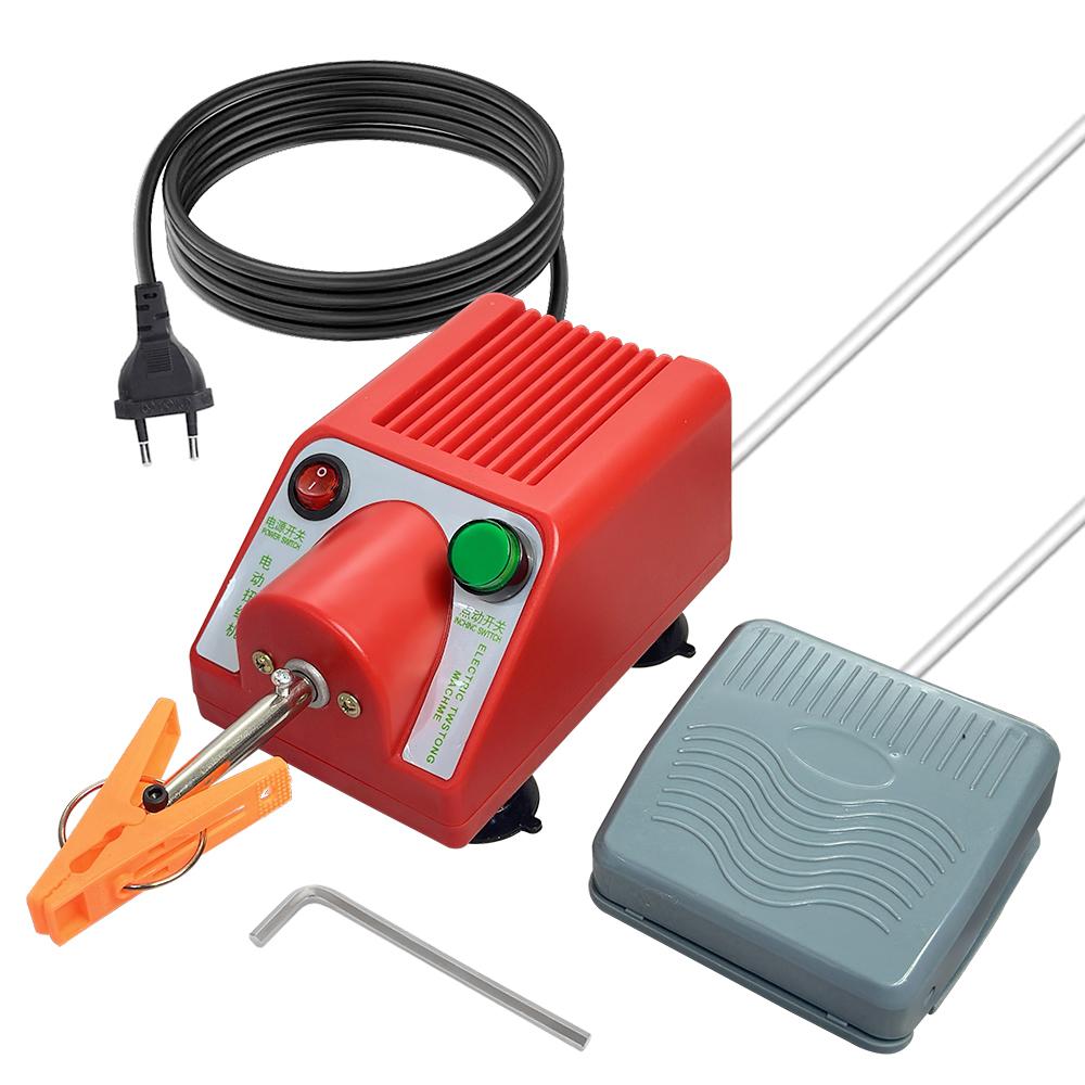 220 В/110 В электрическая крутильная машина с регулируемой скоростью, крутильная машина с экранированным проводом и ножным переключателем