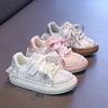 Kids Sports Shoes Princess Style Non-slip Girls Fashion Shoes Lace Sweet 2025 New Fashion Children Casual Shoes Soft Sole Shiny