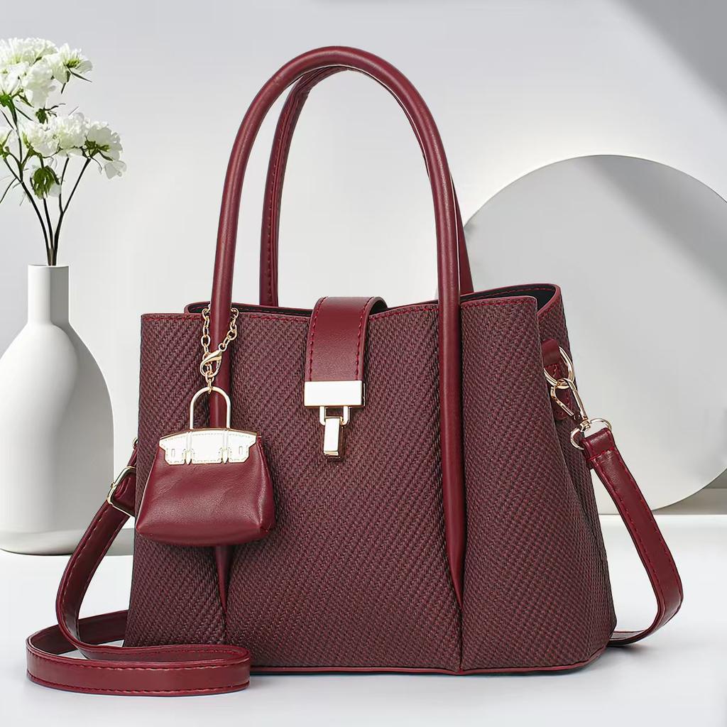 Новая сумка с подвеской Splicing, модная, темпераментная, универсальная сумка-тоут, высококачественная, большая вместимость, сумка через плечо на одно плечо