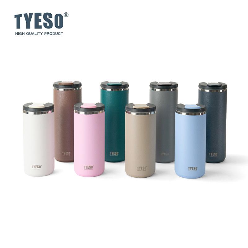 TYESO 600 мл/750 мл Термос из нержавеющей стали Термобутылка Портативная кружка для кофе и молока Дорожный стакан Сохраняет тепло/холод Водные стаканы