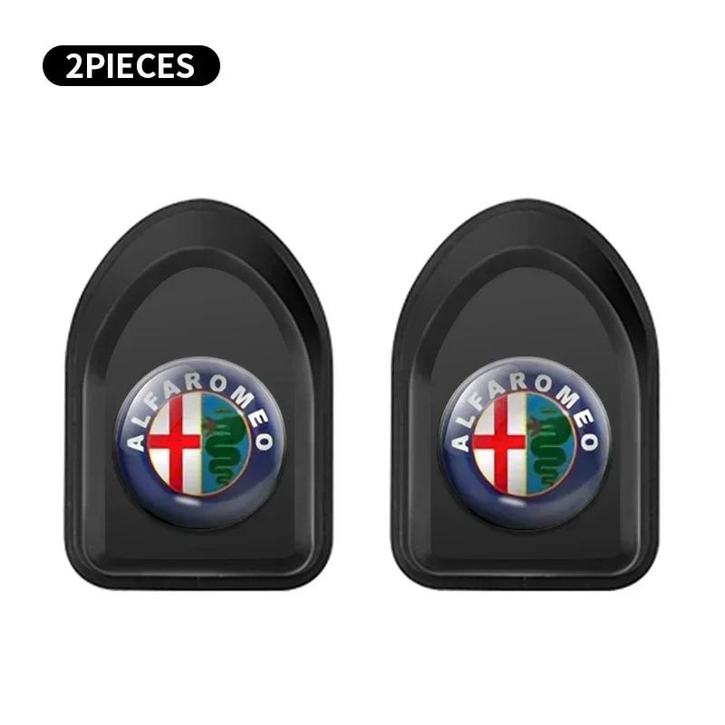 BDEYK1 1/2/4pcs Car Styling Self Adhesive Mini Storage Hooks Accessories For Alfa Romeo Giulia Stelvio Junior Tonale 33 Stradale 4C Giu