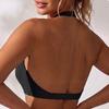 Sports Yoga Bra for Women Halter Neck with Stylish Back Design Sexy Gym Bra for Running Fitness Sports Bras