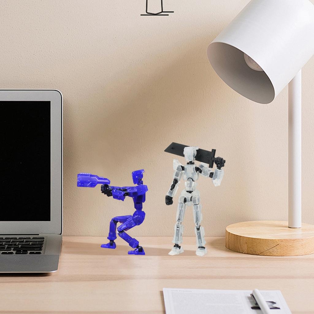 Joint Movable 3d Printed Doll Toy, Creative Decompression Desktop Ornament