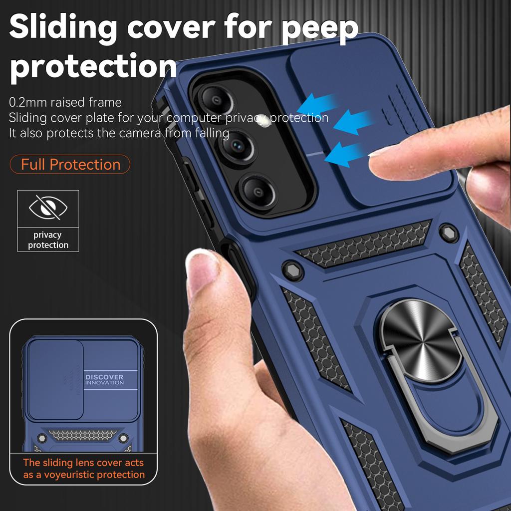 For Samsung Galaxy A35 5G Case Camera Slide Protector Kickstand Shockproof Phone Cover