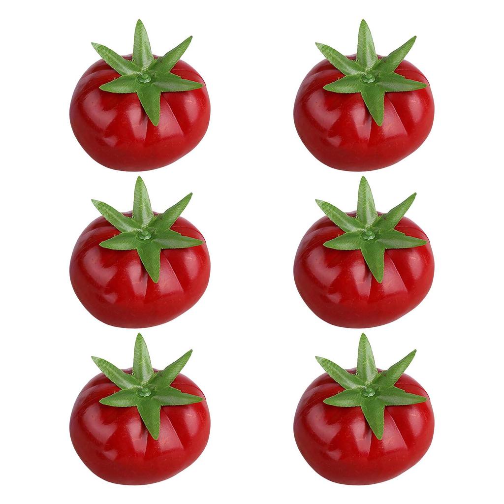 6Pcs Realistic Simulation Vegetable Models Artificial Vegetable Toy Kitchen Vegetable Decoration for Display Photography