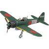 Fine Molds 1/72 масштаб Истребитель палубной авиации Императорского флота Японии Zero A6M52 (Mitsubishi - Ранняя модель) Пластиковый набор модели FR01 (Самолет)