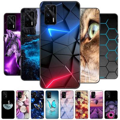 Для Realme Q3 Pro 5G Чехол Волк Мультяшный Силиконовый Мягкий ТПУ Задняя Крышка Для Realme Q3 Pro 5G Чехлы Для Телефона Realme Q3Pro 5G Fundas Coque