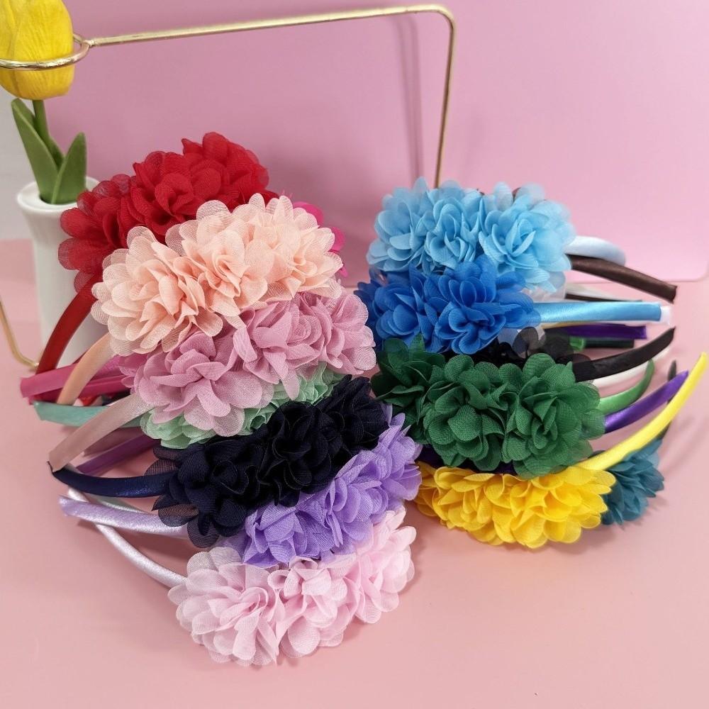Big Flower Baby Headband Multi-Layers Hairband Fashion Accessory Hair Band Children Gifts