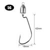 Spinpoler Bass Swing Jig Head Crappie Lure Ned Texas Rigs Fishing Gear 3.5g/5g/7g/10g Bullet Offset Weedless Worm Jigheads Pesca