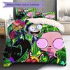 Invaderzim Узор Комплект постельного белья Одеяло Покрывало Наволочка Домашний Декор Подарок на День Рождения (1 пододеяльник + 2 наволочки, без наполнителя)