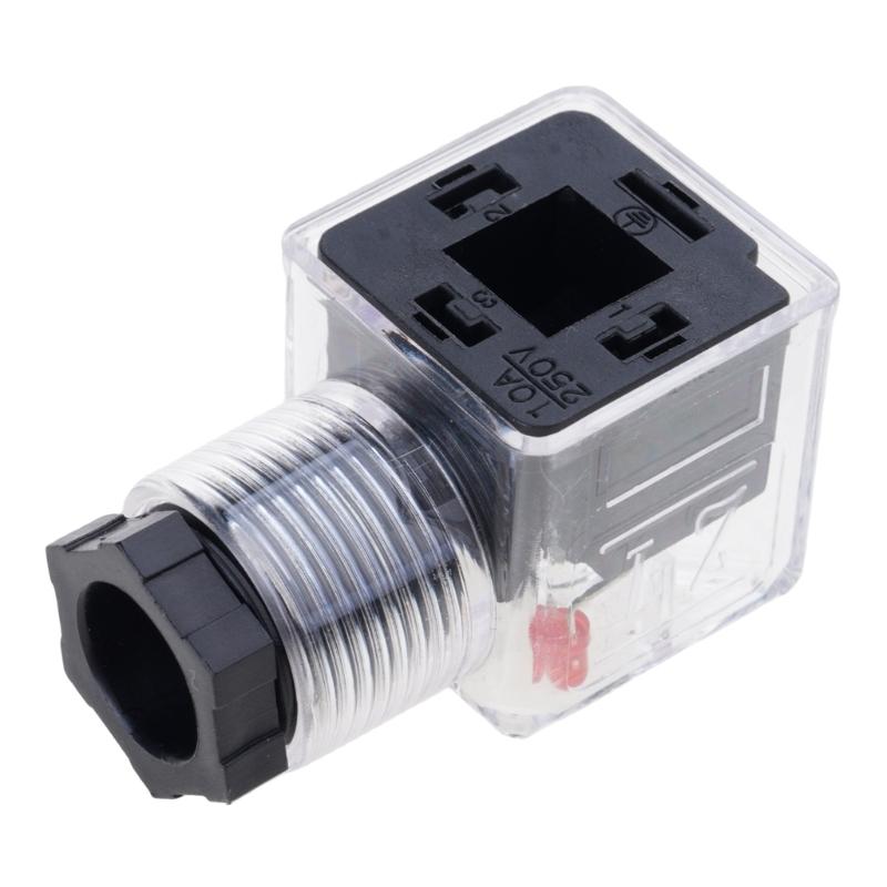 Professional Solenoid Coil Plug Effective Hydraulic Valved Plug Works With Multiple Valved Types Upgrading Accessories