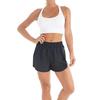Women's Athletic Shorts Female Running Shorts Pocket Sporty Short Gym Elastic Workout Shorts