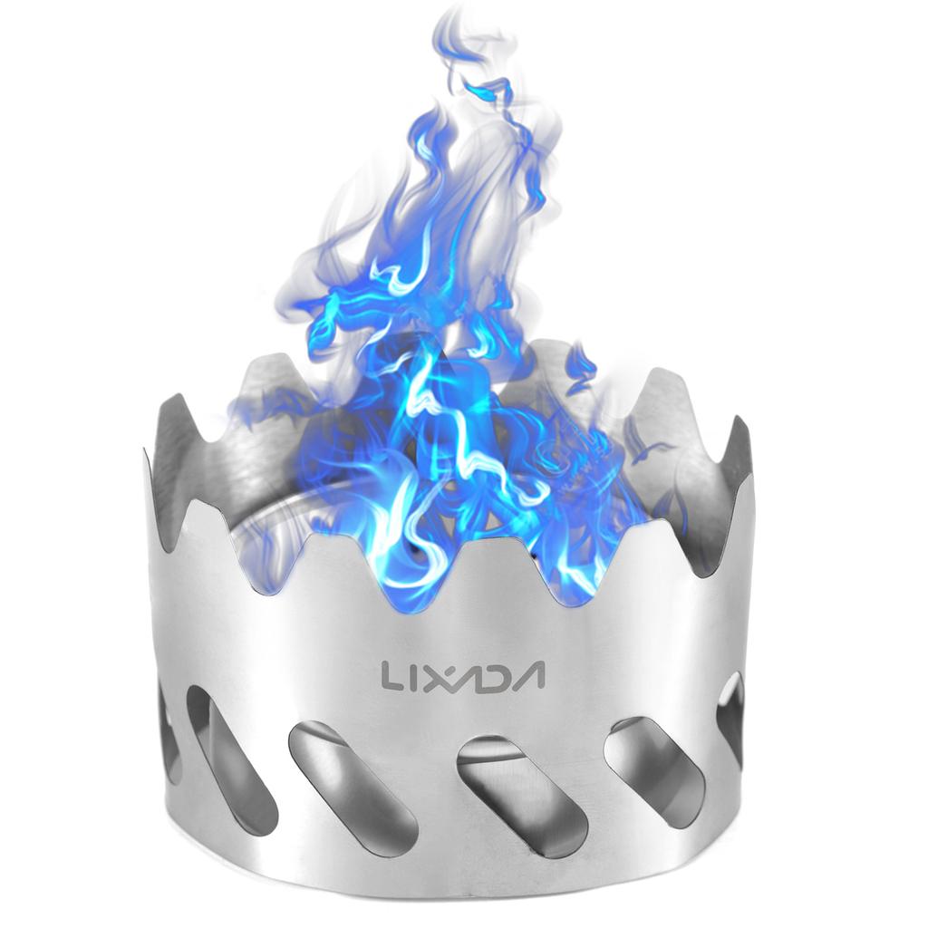 Мини-горелка для бэкпакинга 80 мл Алюминиевая спиртовая горелка с маленьким ветрозащитным экраном из нержавеющей стали Портативная походная плита для