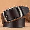 Leather Men'S Pin Buckle Belt Two-Layer Cowhide Men'S Retro Belt Casual Men'S Belt
