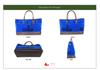 Сумка-тоут Moquette Kobe City Bus Japan Seal Collaboration Goods Bag синяя [NIPPONSEAL]