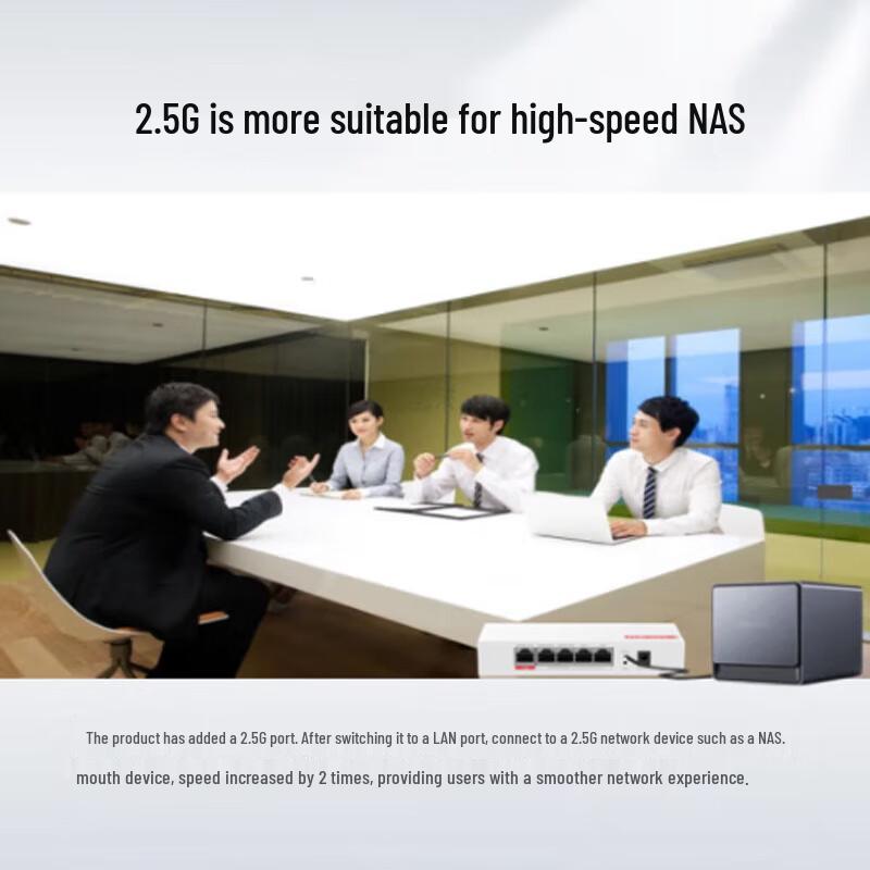 H3C Mini AC1105-P-U 5-Port Gigabit PoE Router & AC Controller