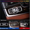 For BMW 5 7 X3 X4 F10 F07 F01 F25 F26 Car LED Headlight Switch Button Cover Trim