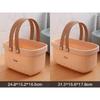 Portable Handle Bath Basket Plastic Mesh Basket Bathroom Shower Wash Bath Large Capacity Storage Basket Toilet Cleaning Supplies