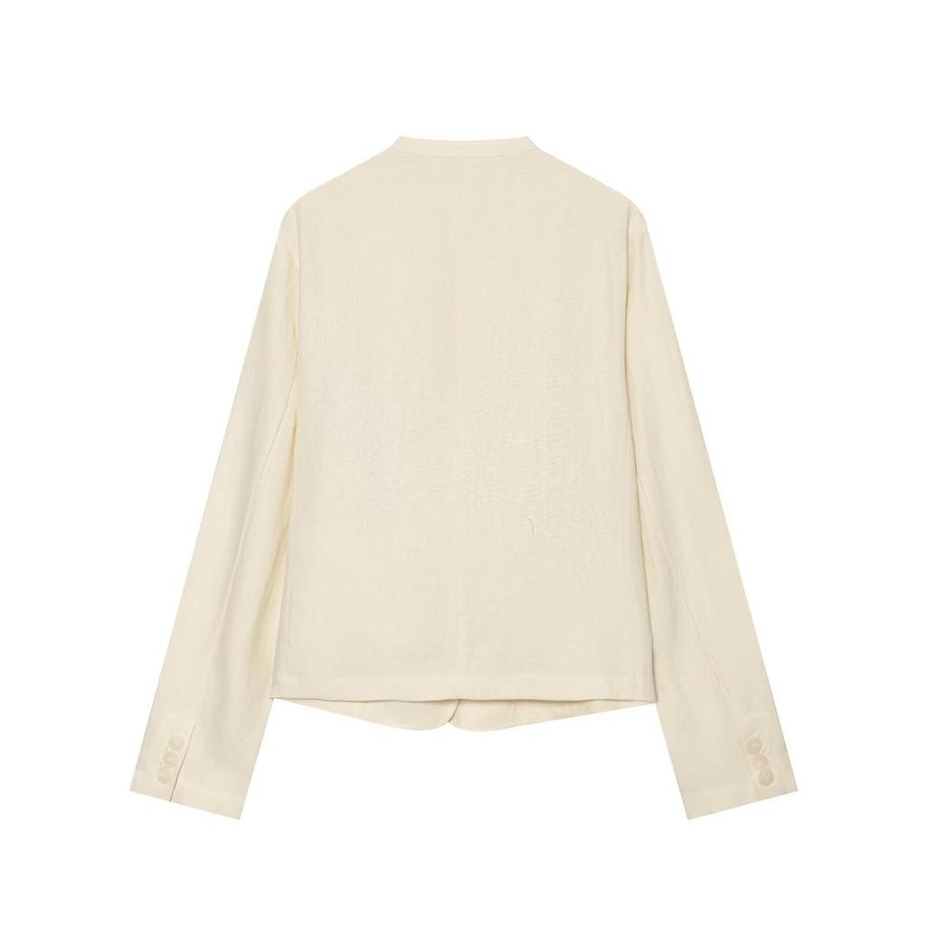 The new autumn fashionable versatile solid color loose casual blazer 7018304