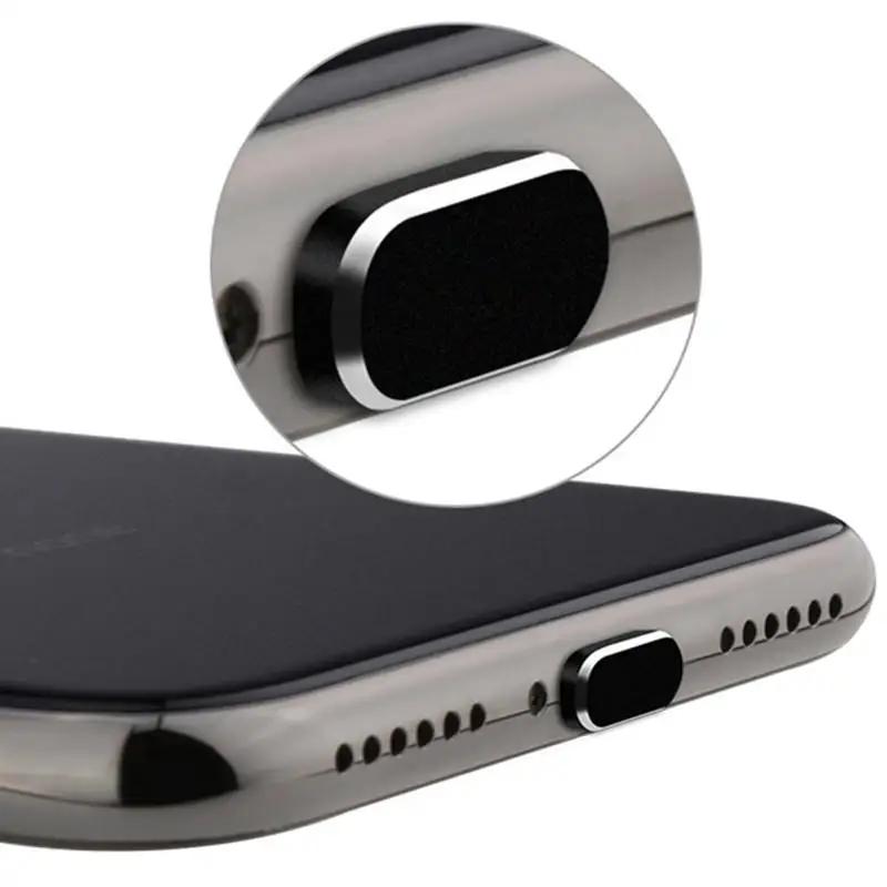 Металлическая заглушка для порта зарядки iPhone 14 13 12 Pro, защитная крышка от пыли для Apple iPad (порт Lightning)