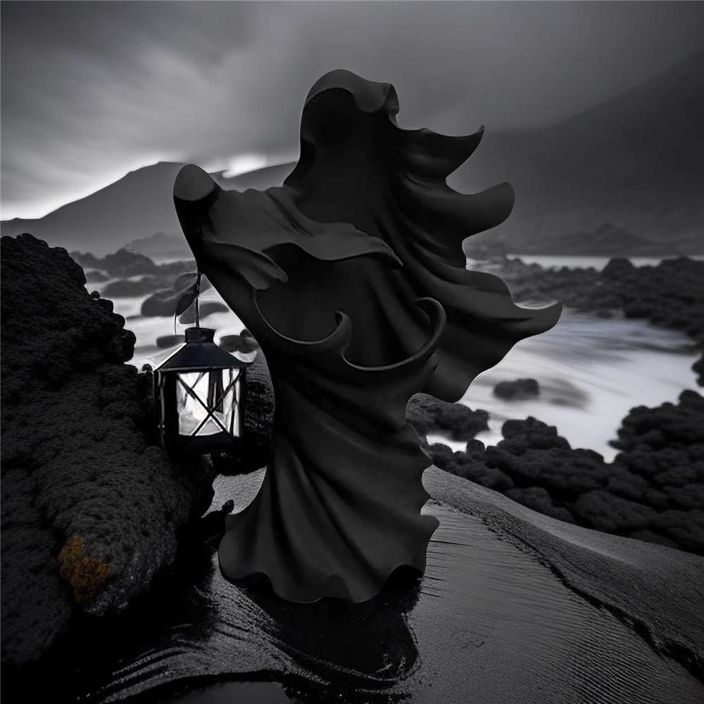 Фонарь Призрак Посланник Ада Призрак с фонарем Ведьма Украшение Лампа Смола