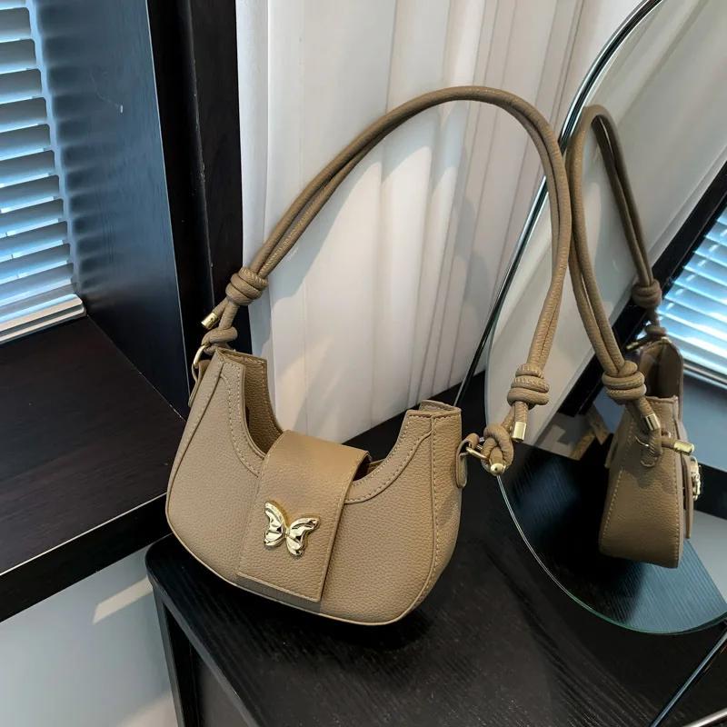 Женская сумка через плечо Tide of Personality, нишевый дизайн, иностранная бабочка, популярная, монохромная, новая