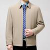 Men's Men's Jackets Spring and Autumn Lapels Middle-aged Civil Servants Administrative Business Casual Ironing-free Jackets