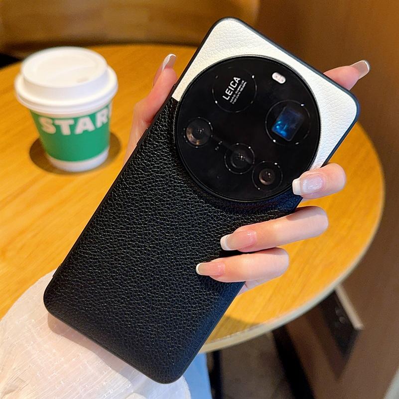 Приятный на ощупь чехол из гладкой кожи личи для телефона Xiaomi 15 Ultra 15 Pro 14 Ultra Mi 14 pro 13 ultra 13T Жесткий защитный чехол