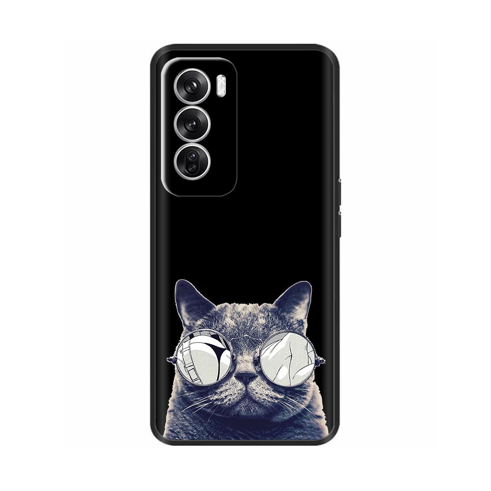 Роскошный painted чехол для OPPO Reno 12 Pro Задняя крышка Силиконовый чехол для телефона для OPPO Reno 12 Reno12 Pro 5G Защитный корпус Capas