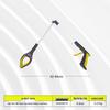 Foldable Sanitary Tongs: Long-Handled Portable Trash Grabber and Debris Collector for Outdoor and Toilet Cleaning.