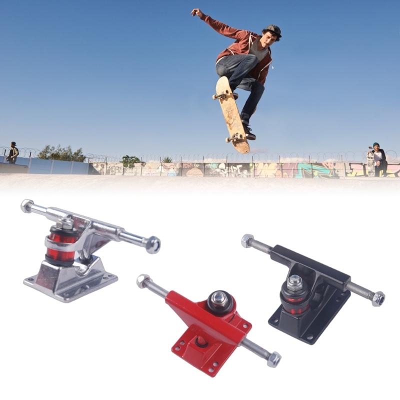 1 пара кронштейнов для колес скейтборда, траки, ударопрочные алюминиевые траки