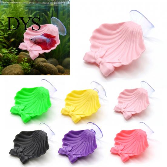 Fish Tank Resting Spot Betta Hammock Shells, Small Shell Beds with Suction Cups, Spawning Ground, for Betta, Shrimp, Aquarium Accessories Safe