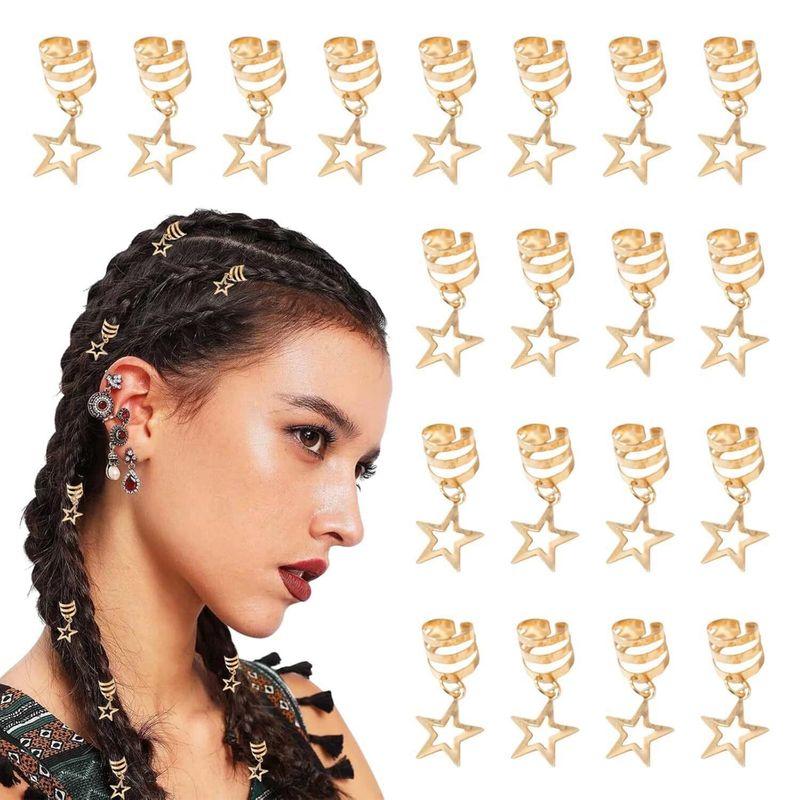 Music Festival Dreadlocks Ring Sexy Headdress Fashion Personalized Headdress Wig Dreadlocks Decoration Hair Clip Hair Ring Hip Hop Headdress