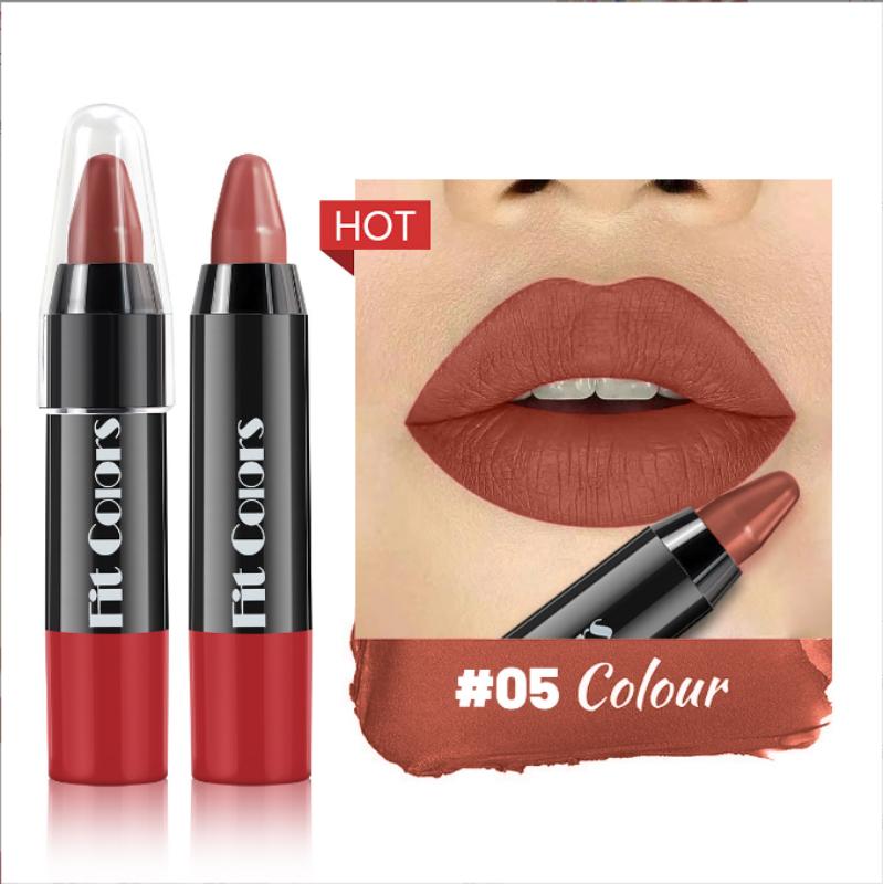 Matte Lipstick Lasting Women Sexy Red Velvet Lip Tint Lip Glaze Makeup Cosmetics Matte Lip Crayon