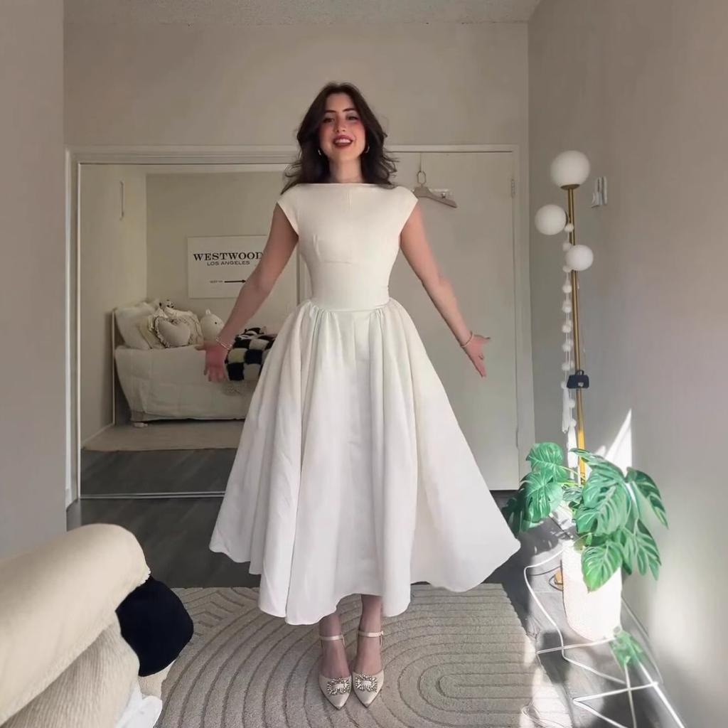 Европейская и американская женская одежда лето новый французский темперамент узкое и тонкое большое расклешение с открытой спиной платье А-силуэта