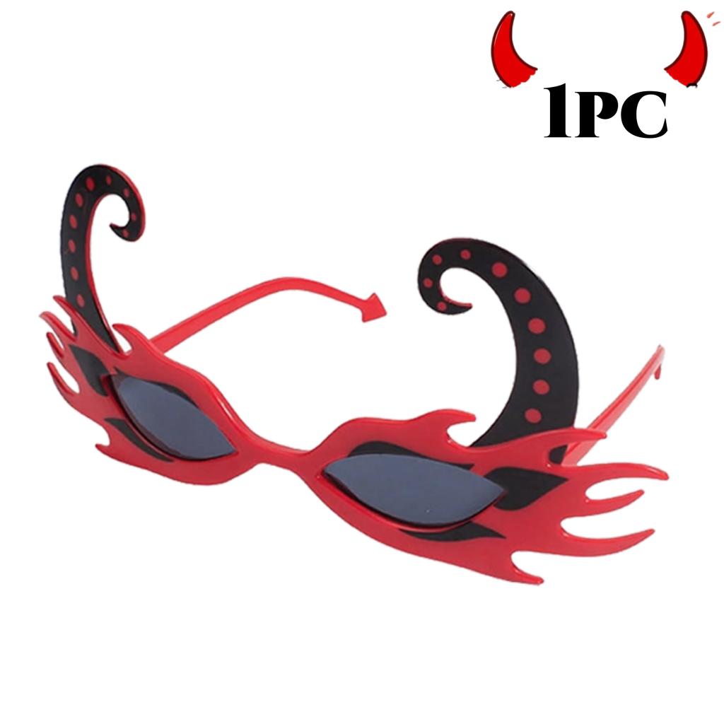 Хэллоуин Модные очки Новинка Косплей Реквизит Фотоаксессуары Сувениры для вечеринки на Рождество Уникальный дизайн Декор для линз