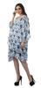 Moomaya Georgette Short Caftan Midi Dress Beach Swimwear Cover Up Womens