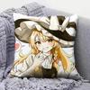 Touhou Project Marisa Kirisame  Pillow Covers Home Sofa Cushion Covers and Aecorative Custom