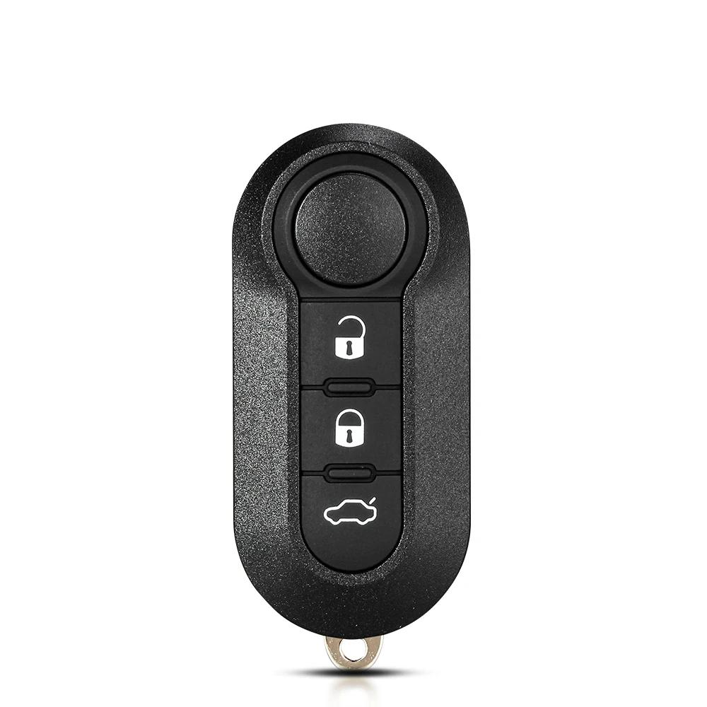 New Remote Car Key Shell Case For Fiat 500 Panda Punto Bravo Ducato Peugeot Boxer Citroen Jumper Auto Uncut SIP22 Blade