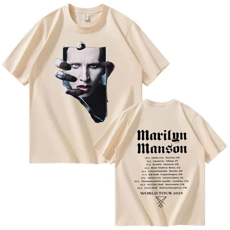 Унисекс футболка Marilyn 2026 для туризма, унисекс и женская одежда, высококачественная летняя, новая, с принтом, из чистого хлопка