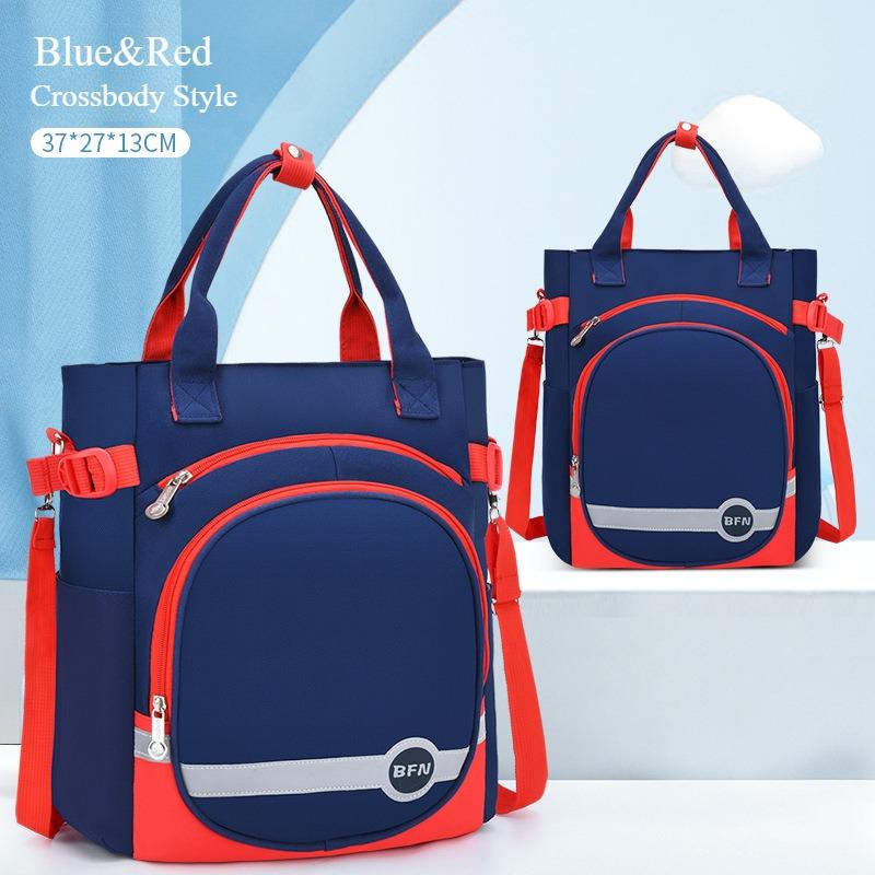 Teacher Recommend Multi Functional Tutoring Bag Unisex Primary Secondary School Students Backpack High Capacity Kid's Study Bag Crossbody Shoulder Bag