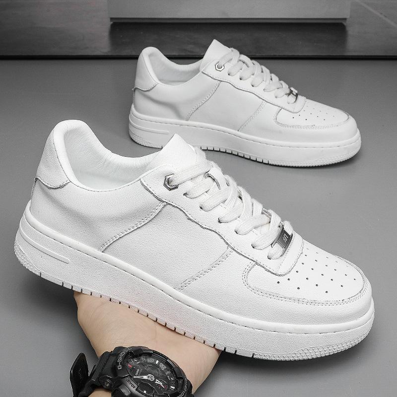 ВВС Нет. 1 чисто белые мужские кожаные модные туфли Putian pure original af1 низкие повседневные туфли на платформе белые туфли для мужчин