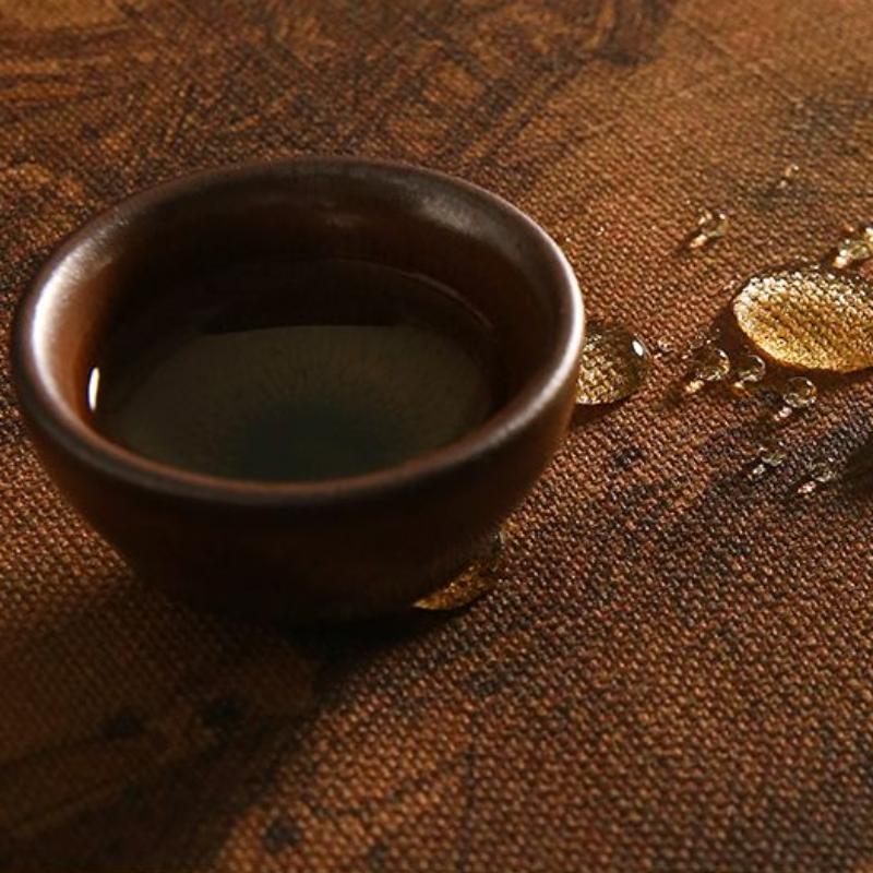 Дзен-подставки для чашек Чайная церемония Креативный водонепроницаемый теплоизоляционный сухой чайный столик Коврик для заваривания чая в китайском стиле Украшение домашнего стола