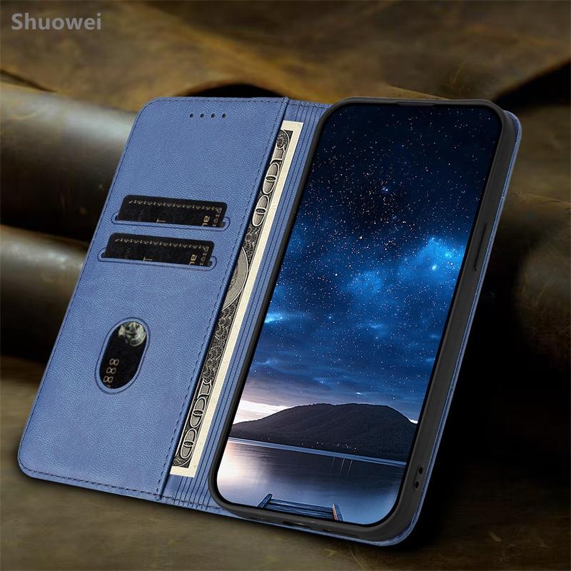 Flip Phone Case Oukitel C51 C53 C57S Leather Wallet Cover Casing