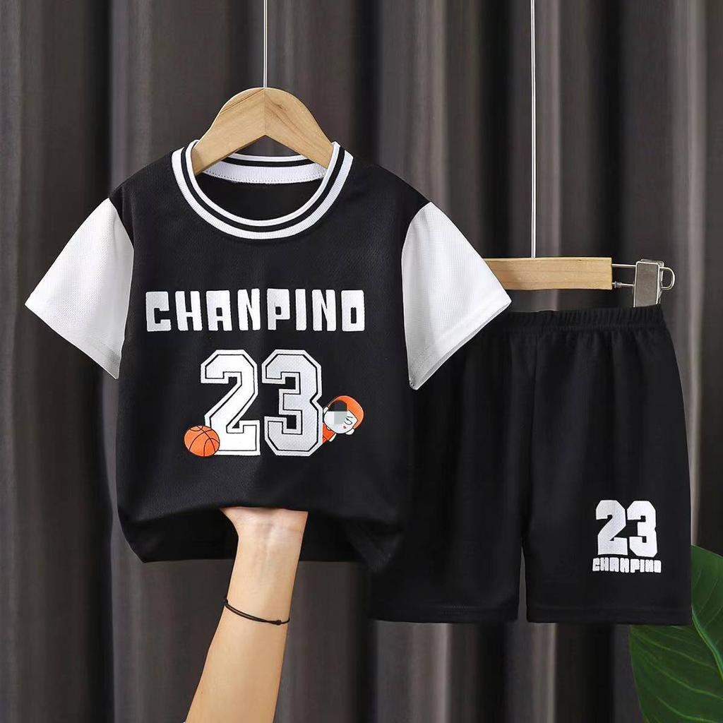 Kids' Basketball Suit Summer Quick-drying Suit for Girls Boys' Training Suit