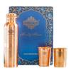 Pure Copper Drink Gift Set – Embossed Design with 1 Bottle (600 ML) & 2 Glasses (300 ML) In a Gift Box – Gift for Diwali, & Festive Occasions Latest