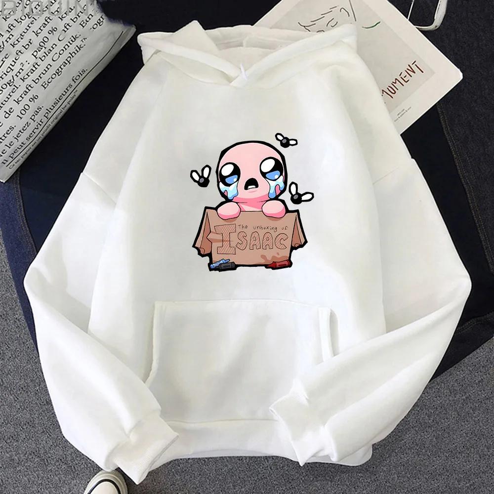 The Binding of Isaac Hoodies Women Men Sweatshirts Harajuku Lovely Kawaii Casual Hoody O-Neck Long Sleeve Unisex Jacket Y2k Tops