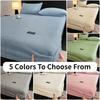 New Luxurious Winter Warm Bed Sheet with Elastic Band Single/Queen/King Mattress Cover Thick Fitted Bed Sheets for Bed