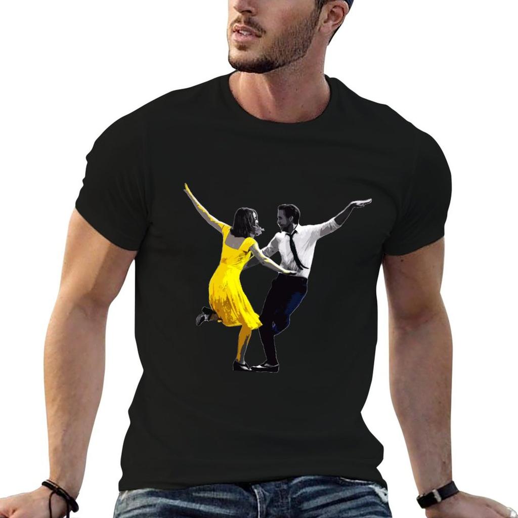 La La Land Sebastian And Mia Dancing Tshirt Modern Style Print Tshirt